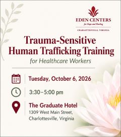 2026 Trauma Sensitive Human Trafficking Training for Healthcare workers Banner